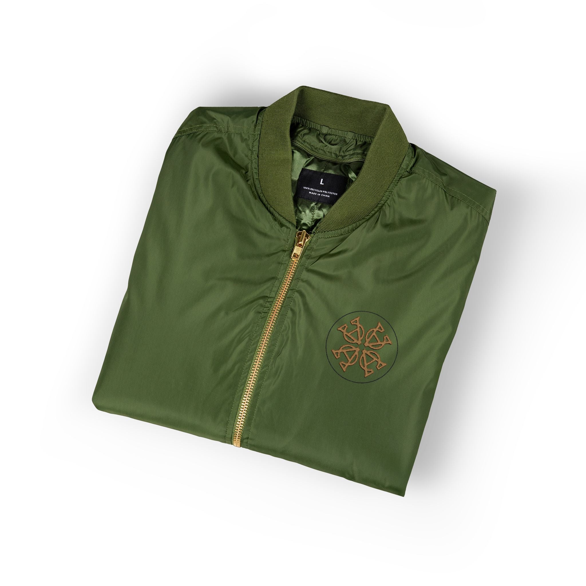 Eco-Friendly Embroidered Bomber Jacket, Vintage Style, Sustainable Fashion, Streetwear, Gift for Him/Her, Fall Apparel