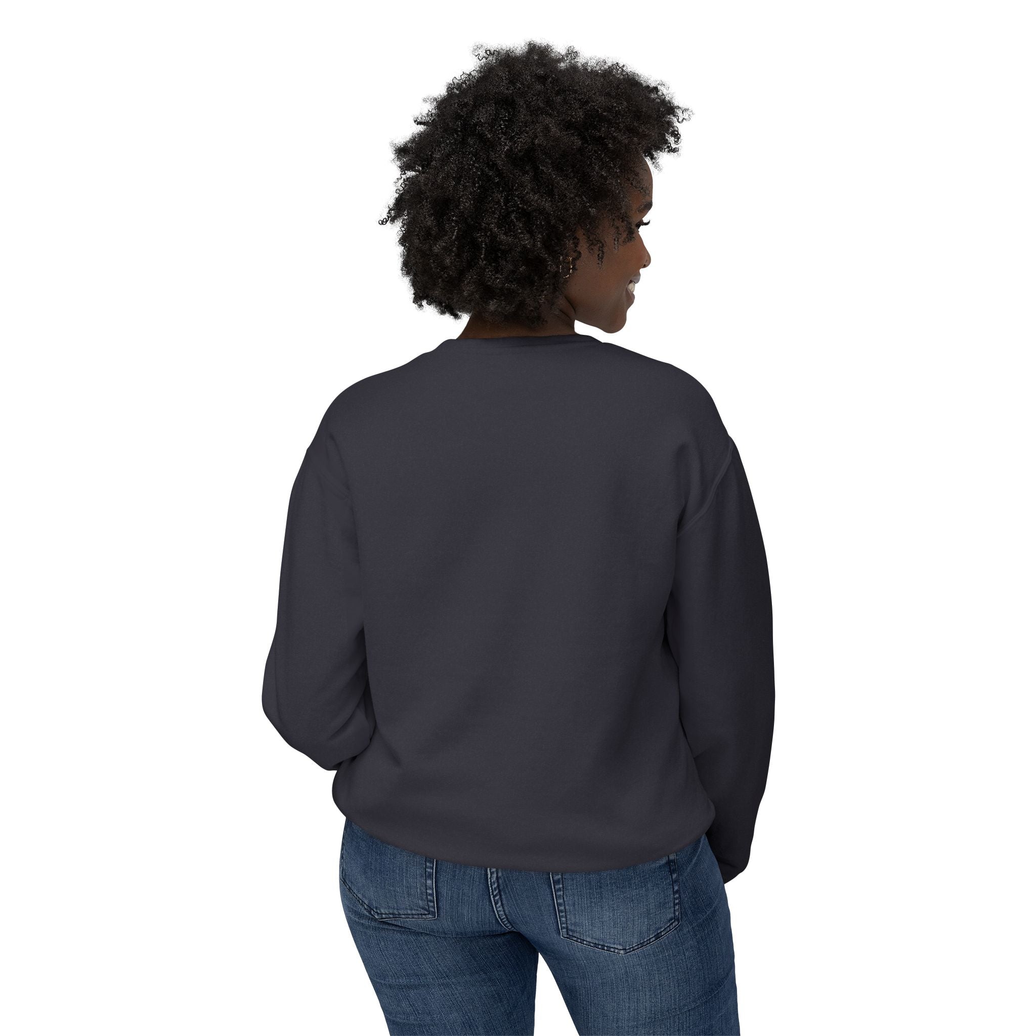 Golden Symbol Unisex Lightweight Crewneck Sweatshirt – Cozy Casual Wear, Birthday Gift, Graphic Pullover, Everyday Comfort, Unique Design