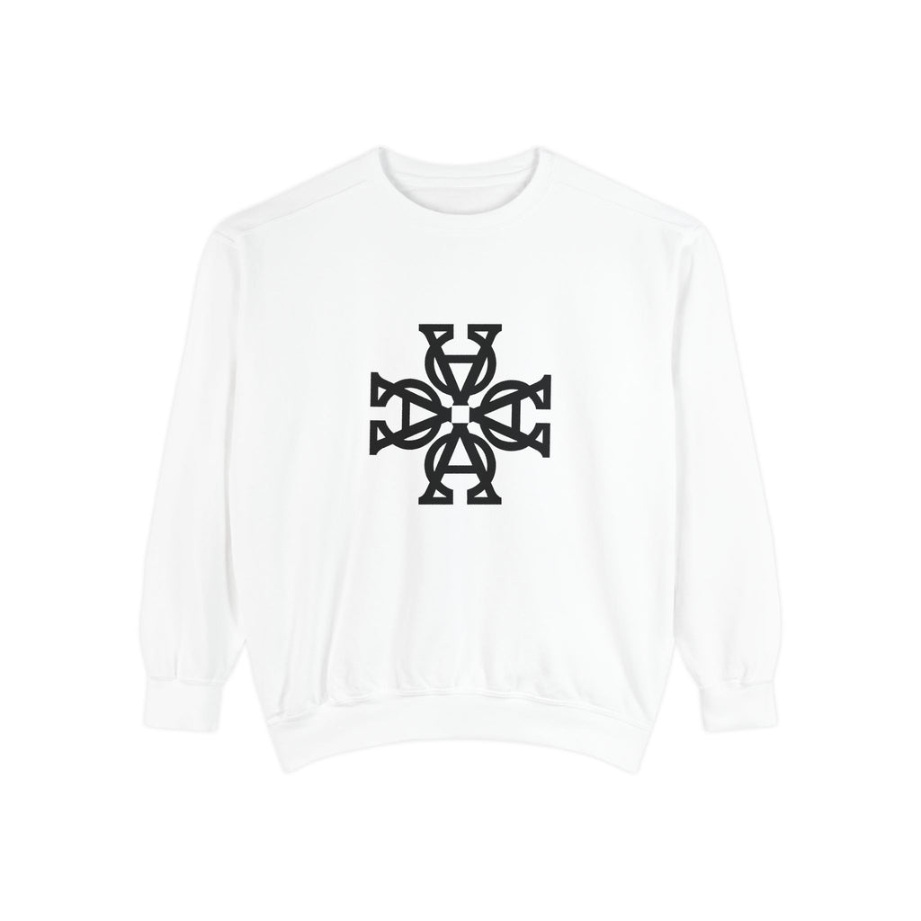 Garment-Dyed Sweatshirt with Unique Cross Design, Cozy Unisex Apparel for Casual Outfits, Perfect Gift for Birthdays, Holidays, and [...]