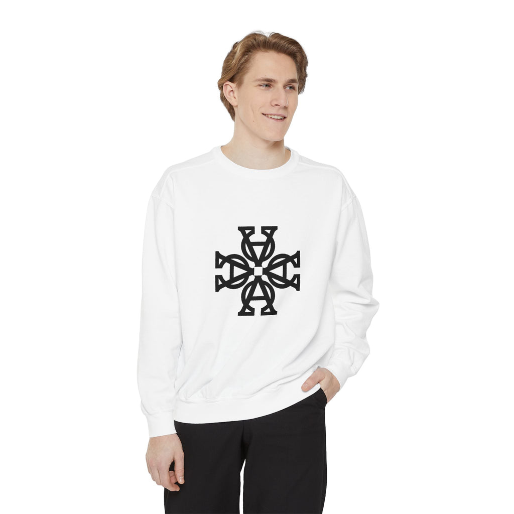 Garment-Dyed Sweatshirt with Unique Cross Design, Cozy Unisex Apparel for Casual Outfits, Perfect Gift for Birthdays, Holidays, and [...]
