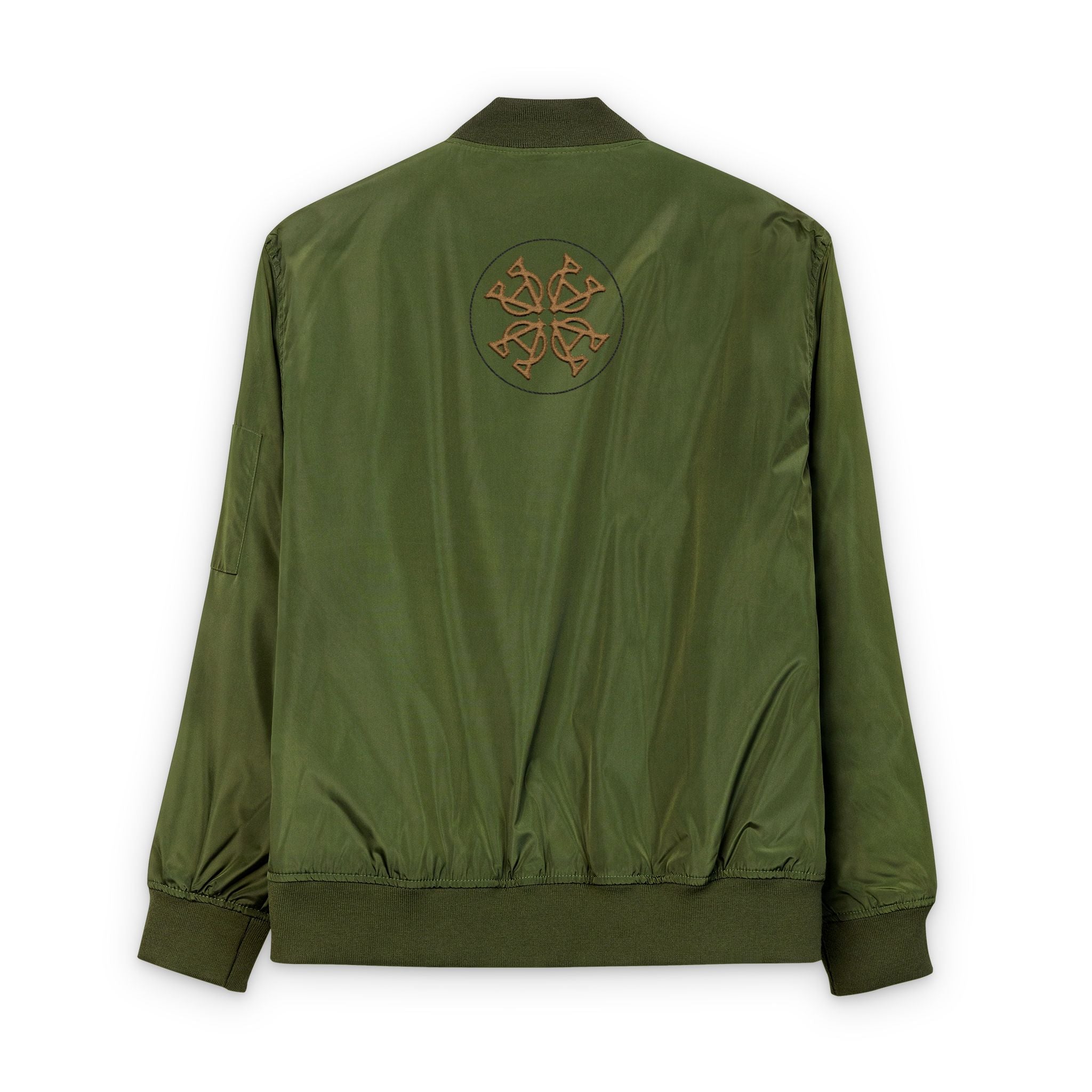 Eco-Friendly Embroidered Bomber Jacket, Vintage Style, Sustainable Fashion, Streetwear, Gift for Him/Her, Fall Apparel